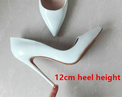 Brand Shoes Woman High Heels Ladies Shoes 12CM Heels Pumps