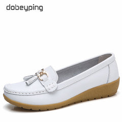 dobeyping 2018 New Arrival Shoes Woman Genuine Leather