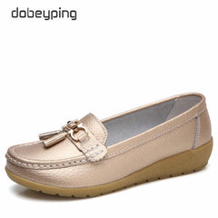 dobeyping 2018 New Arrival Shoes Woman Genuine Leather