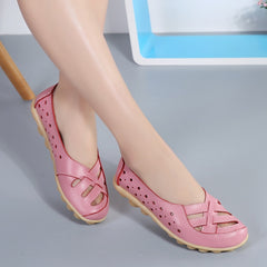 Ballet Flats 2018 Women Genuine Leather Shoes Women