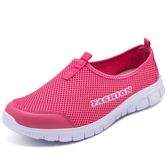 Plus Size Women Light Sneakers Casual Mesh Breathable Flat Shoes