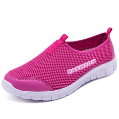 Plus Size Women Light Sneakers Casual Mesh Breathable Flat Shoes