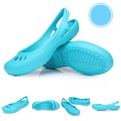 women Clogs Jelly Sandals Home Non-slip Summer Hole Shoes