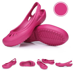 women Clogs Jelly Sandals Home Non-slip Summer Hole Shoes