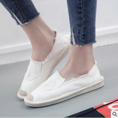 Women Flats Shoes Slip On Casual Ladies Canvas Shoes