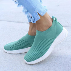 Plus Size Shoes Women Casual Knitting Sock Sneakers