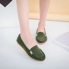 Plus Size 35-43 Women Flats shoes 2019 Loafers Candy Color Slip on