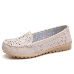 STQ 2019 Spring women flats shoes women genuine leather shoes