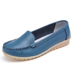 STQ 2019 Spring women flats shoes women genuine leather shoes