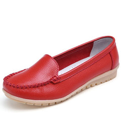 STQ 2019 Spring women flats shoes women genuine leather shoes